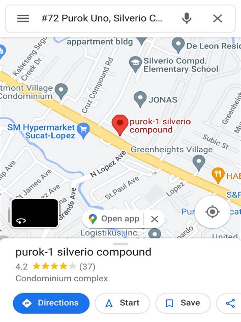 Purok 1 Map .